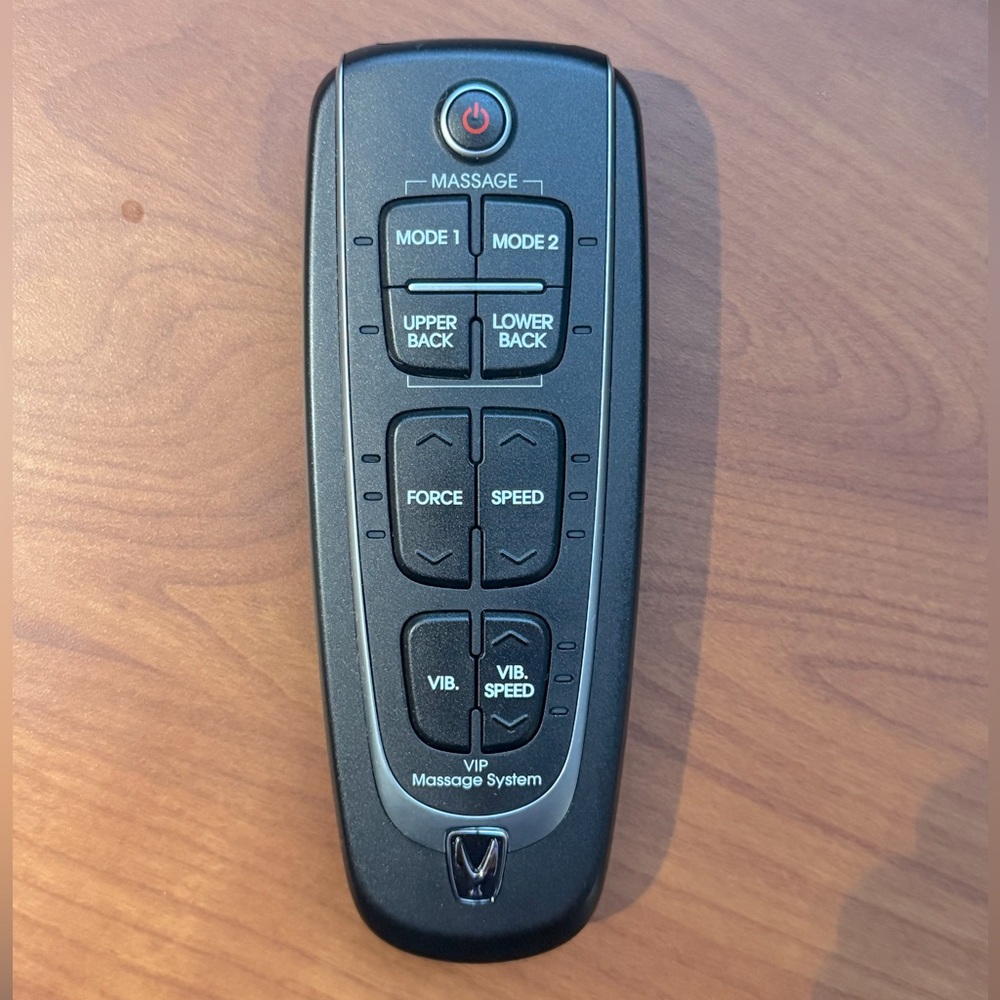 Black VIP Massage System Remote